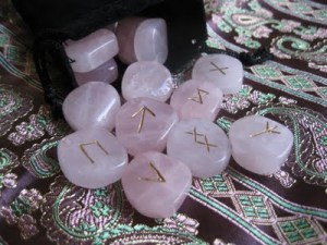 Domestic Witch's Rose Quartz Runes